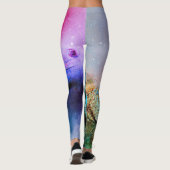 Lizard Leggings Rainbow Iguana Colorful Dragon (Achterkant)