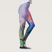 Lizard Leggings Rainbow Iguana Colorful Dragon (Rechts)