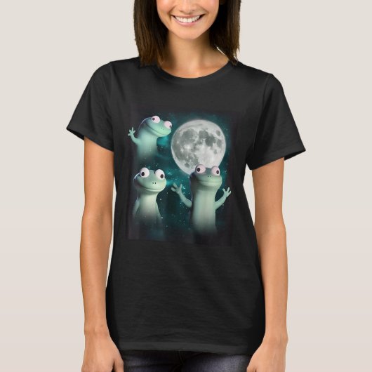 Lizard Lizard Funny Lizard Moon Trending Me T-shirt (Voorkant)