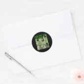 Lizard Lizard Funny Meme (2 Side) _1 Ronde Sticker (Envelop)