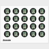 Lizard Lizard Funny Meme Lizard Bootleg Wei Ronde Sticker (Vel)