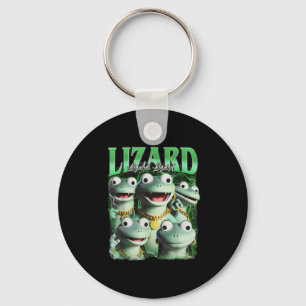 Lizard Lizard Funny Meme Lizard Bootleg Wei Sleutelhanger