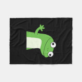 Lizard Lizard Funny Weirdcore Meme Viral Tr Fleece Deken (Voorkant (Horizontaal))