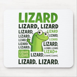 Lizard Lizard Shirt Funny Weirdcore Animal Muismat