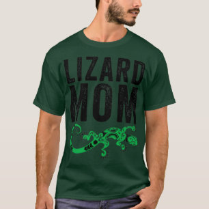 Lizard mama Funny Gecko Reptile Lover Moeder 2 T-shirt
