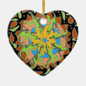 Lizard Mandala Keramisch Ornament (Voorkant)