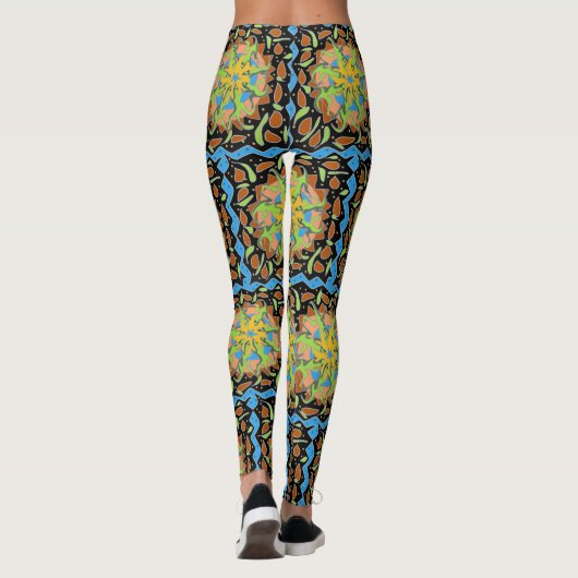 Lizard Mandala Leggings (Achterkant)