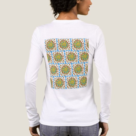 Lizard Mandala Tri-Blend Shirt (Achterkant)