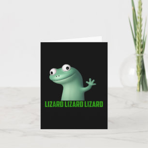 Lizard Meme Lizard Lizard Lizard Grappig Graphic Kaart