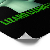 Lizard Meme Lizard Lizard Lizard Grappige Grafisch Poster (Hoek)