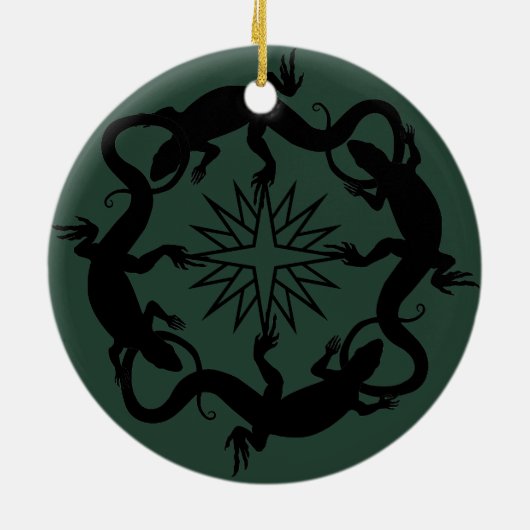 Lizard Ornementations Décorations Cool Cadeaux Rep (Dos)