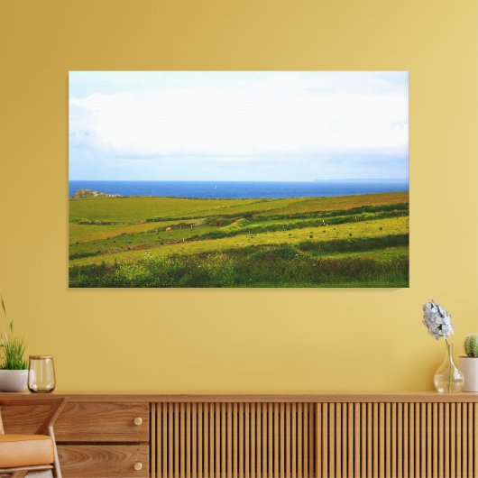 Lizard Peninsula Cornwall Engeland Canvas Afdruk (Insitu (Woonkamer))