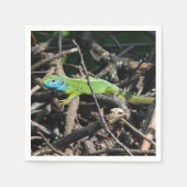 Lizard Photo Cocktail Papieren servetten (Voorkant)