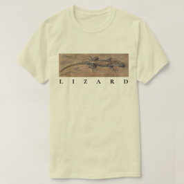 Lizard Sand Tan Southwest Animal Natuur Painting T-shirt