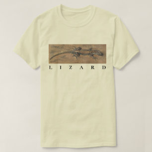 Lizard Sand Tan Southwest Animal Natuur Painting T-shirt