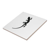 Lizard Silhouette Tegeltje (Zijkant)
