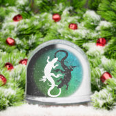 Lizard Snow Globe Personalized Reptile Snow Globes (Noël)