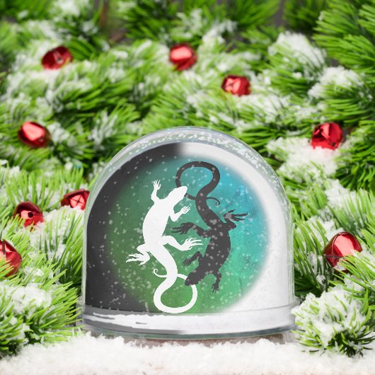 Lizard Snow Globe Personalized Reptile Snow Globes (Noël)