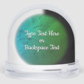 Lizard Snow Globe Personalized Reptile Snow Globes (Arrière)