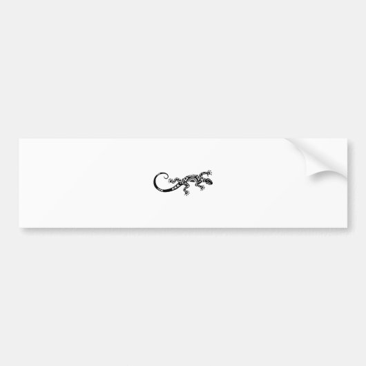 Lizard Tatto Bumpersticker (Voorkant)