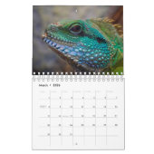Lizard Thème Mur Calendrier 2025 Cadeau (Mar 2026)