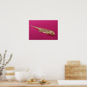 Lizard uit Colombia Poster (Keuken)
