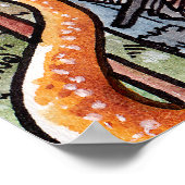 Lizard Warrior Poster (Hoek)