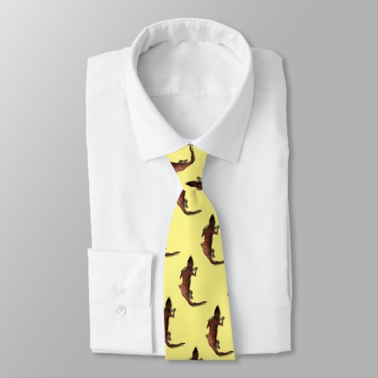 Lizard Wildlife Cravate Jaune (Attaché)