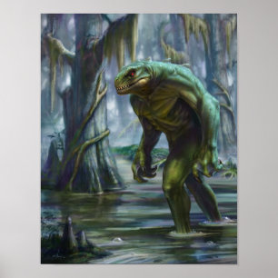 Lizardman van Scape Ore Swamp Poster