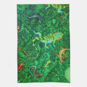 Lizards Batik Theedoek (Verticaal)