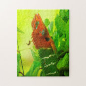 Lizards van Sri Lanka. Legpuzzel (Verticaal)