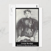 lizzie borden briefkaart (Voorkant / Achterkant)