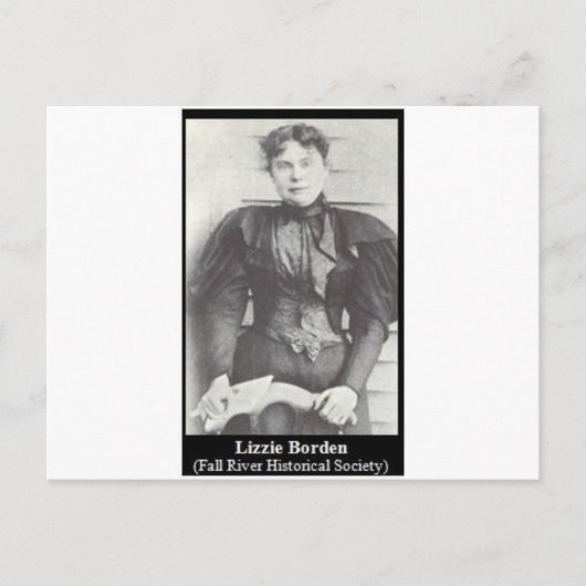 lizzie borden briefkaart (Voorkant)
