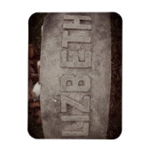 Lizzie Borden Grave Marker - Herfst River, MA Magneet (Verticaal)