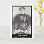 lizzie borden kaart (Gele Bloem)