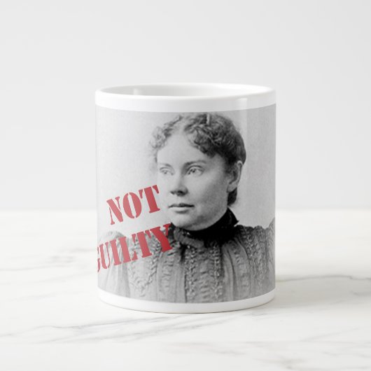 Lizzie Borden ~ Not Guilty Extra Grote Mok (Voorkant)
