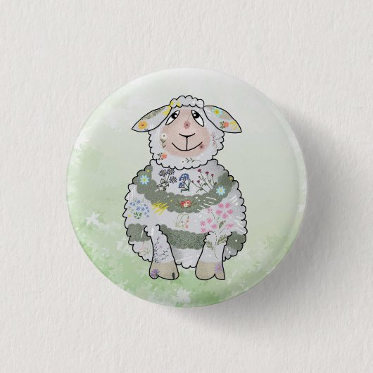Lizzy Ronde Button 3,2 Cm (Voorkant)