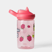 Lizzy the Frog Raspberry | Bouteille d'Eau (Arrière Complet)