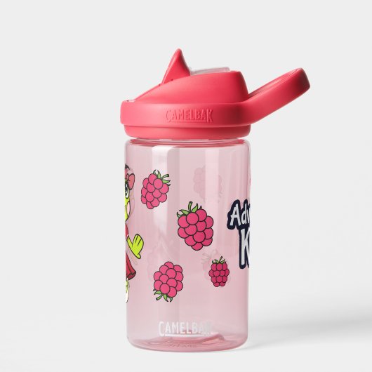 Lizzy the Frog Raspberry | Bouteille d'Eau (Gauche)