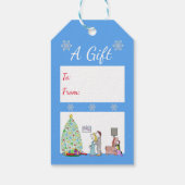 Lizzy's Mensen Kerst Verrassing Gift Labels Cadeaulabel (Achterkant)