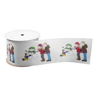 Lizzy's People Snowman Fun Ribbon Lint