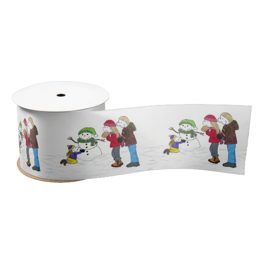 Lizzy's People Snowman Fun Ribbon Lint (Spoel)