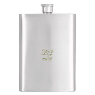 LJ Monogram Elegant Modern Wedding Flacon