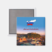 Ljubljana 002T Magneet (Voorkant / Achterkant)