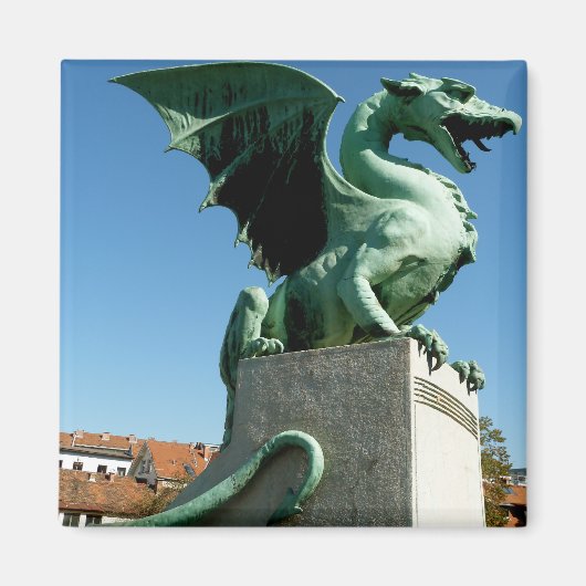 Ljubljana Dragon Magneet (Voorkant)