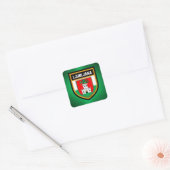 Ljubljana Flag Vierkante Sticker (Envelop)