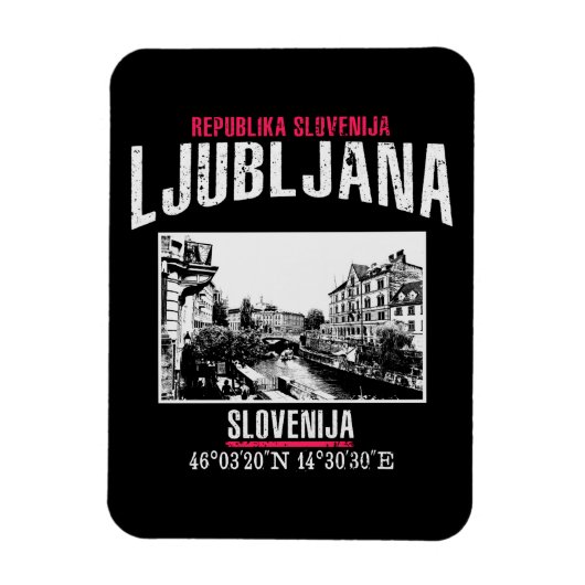 Ljubljana Magneet (Verticaal)