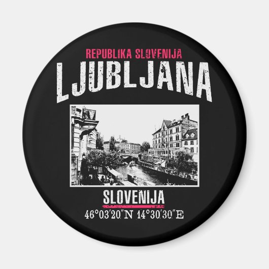 Ljubljana Magneet (Voorkant)
