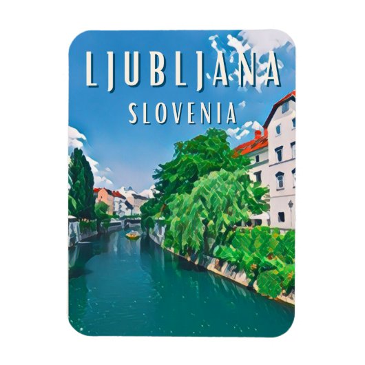 Ljubljana, Sloveense parel Magneet (Verticaal)