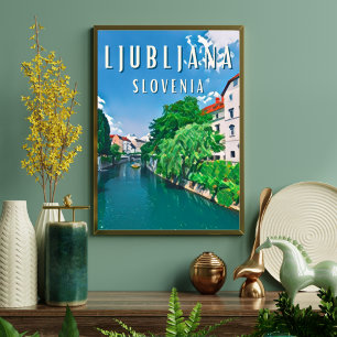 Ljubljana, Sloveense parel Poster